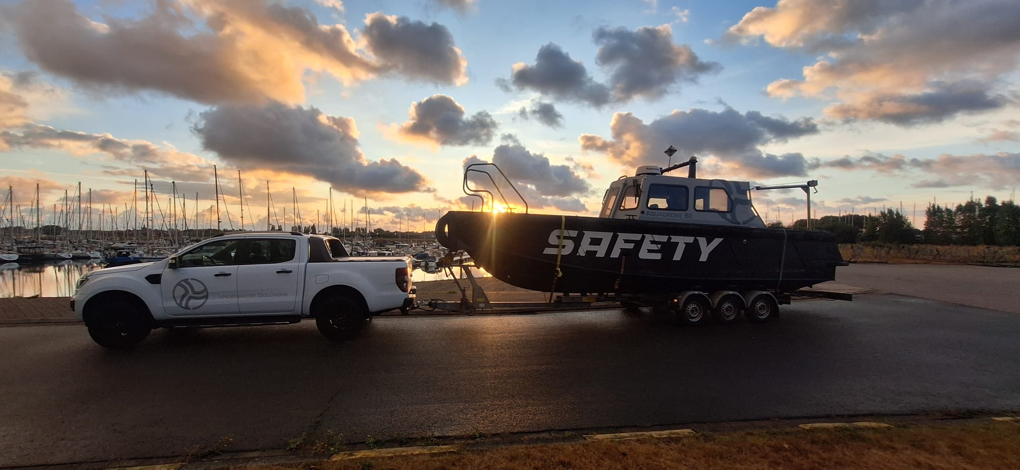 Salvage response operation at a working berth