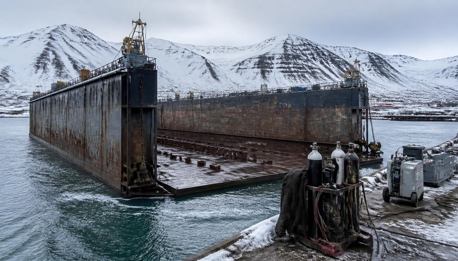 In-water survey alongside a seagoing vessel